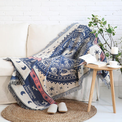 BohoNest™ | Wendbare Bohemian-Wurfdecke mit Quasten