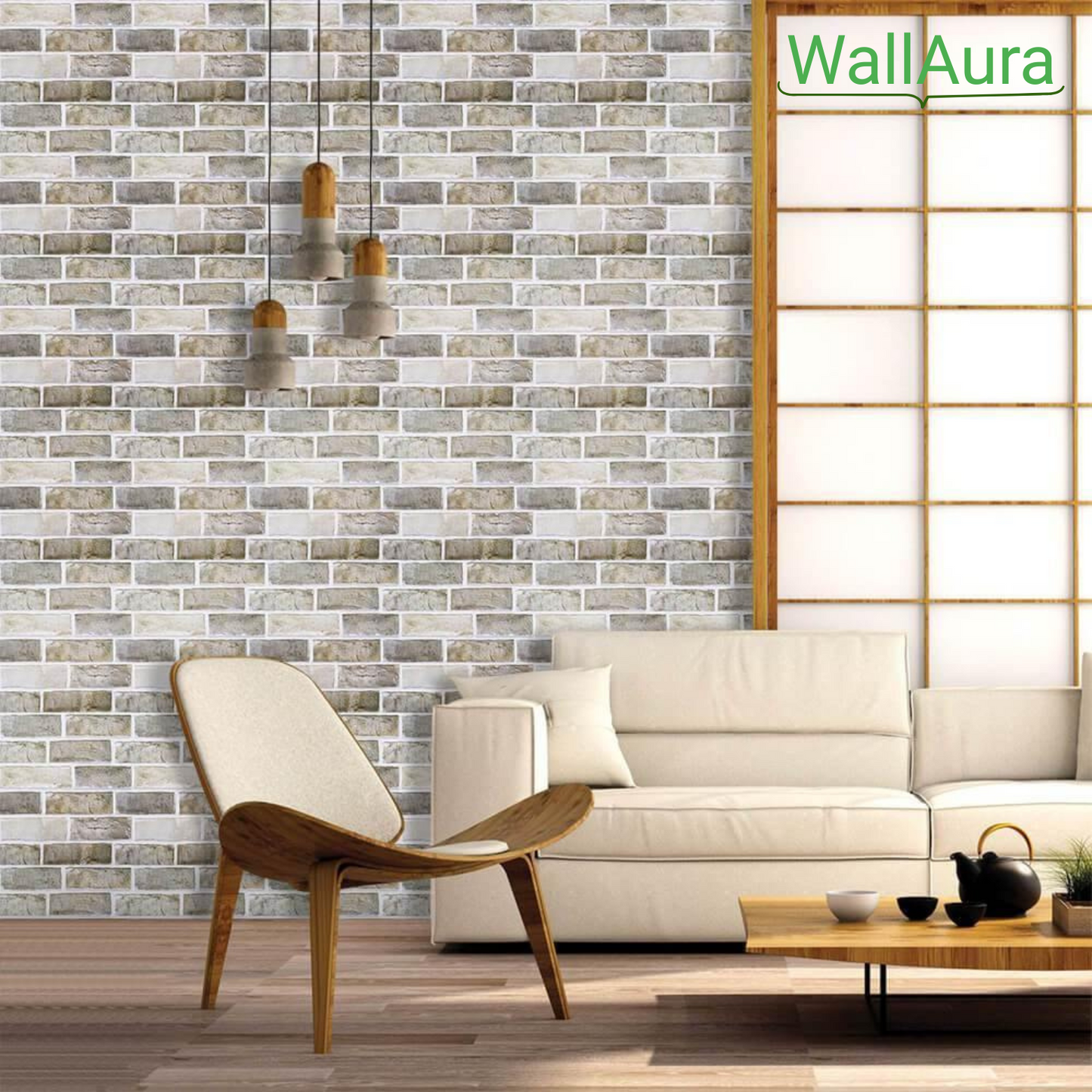 2+2 Gratis | WallAura™ 4er Set 3D Hochwertige Wandfliesen Selbstklebend 30x30 cm