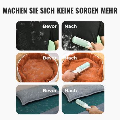 Hazel™  | Wiederverwendbare Nicht-Papier-Fusselrollen für Tierhaare