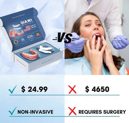 SmilePro – passgenaues Zahnprothesen-Set aus Silikon