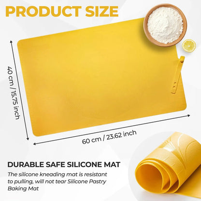 GlideMaster Pro — Antihaft-Silikon-Backmatte