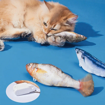 CatFrenzy™ | Lebensechtes Katzenspielzeug Fisch – Sofortige Jagdfreude entfesseln