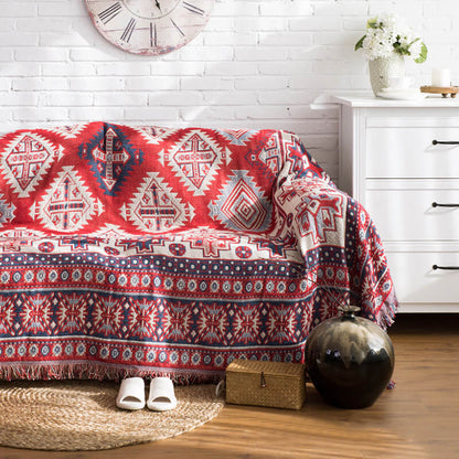 BohoNest™ | Wendbare Bohemian-Wurfdecke mit Quasten