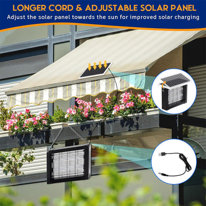 LunaZap™ | Solar Insektenvernichter – 3500V, UV & wetterfest