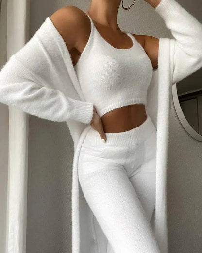 [Angebot des Tages!] 3-teiliges Loungewear-Set aus flauschigem Fleece