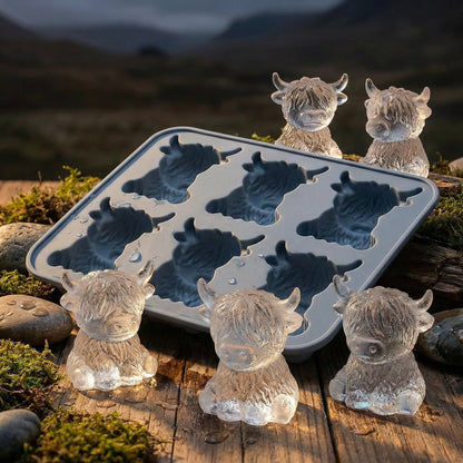 HighlandChill — Kuh Eiswürfel Form | 1+1 GRATIS