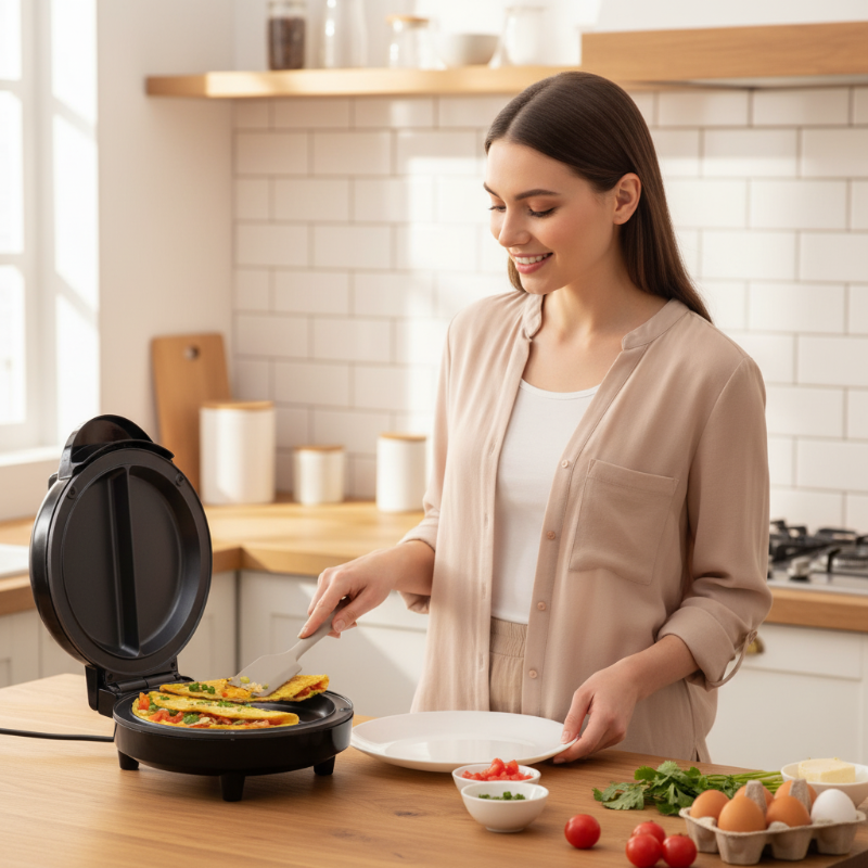 DualCook™ | Beidseitiger Frühstücksmacher – Mühelose Morgen garantiert