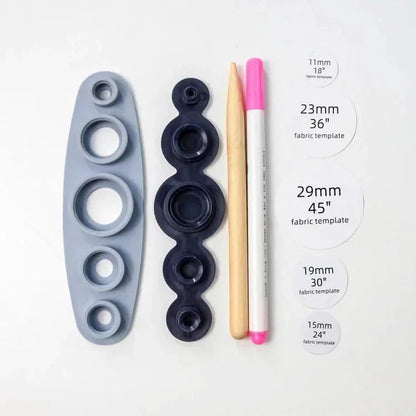 OneTouch Button-Maker-Set – DIY-Werkzeug für stoffbezogene Knöpfe