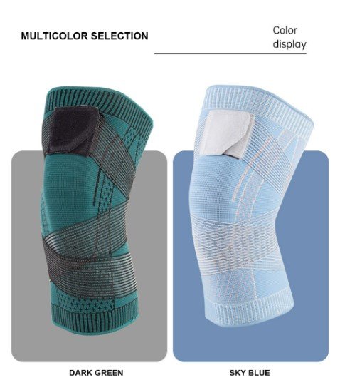 Sportliche Kniebandage – Kompressionsstütze als Sleeve