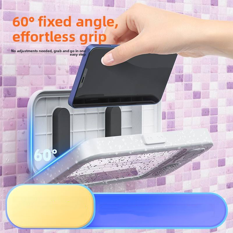 ShowerSound™ | Wasserdichte Handyhalterung mit Bluetooth-Lautsprecher