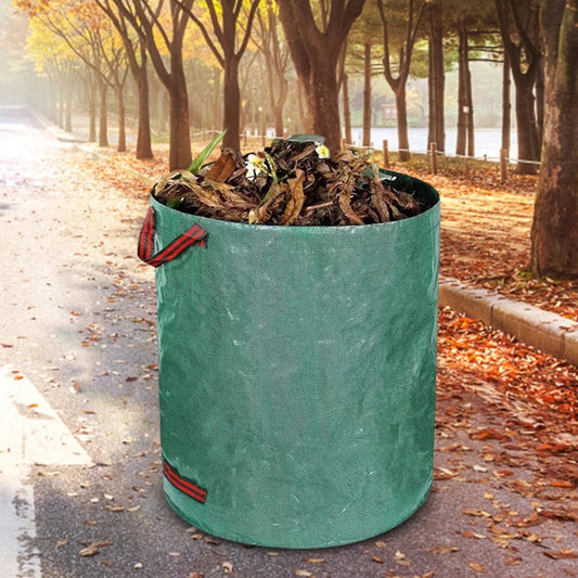 Robuster Gartenabfallsack mit verstärkten Tragegriffen