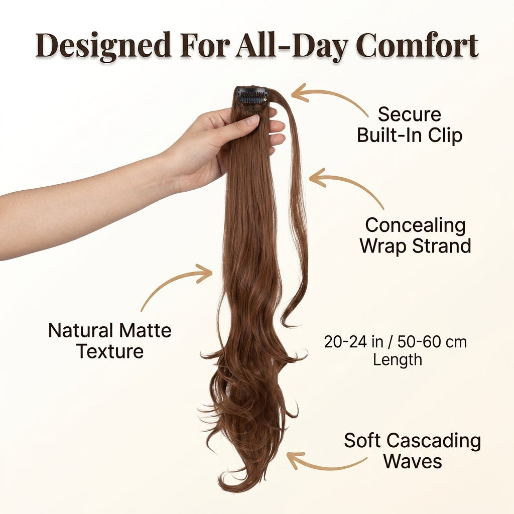 Valcero Pferdeschwanz-Extension – Natürlicher Look & Gefühl
