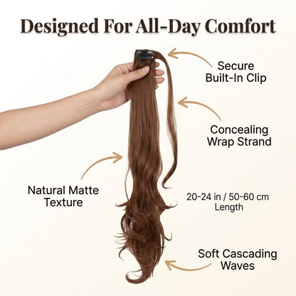 Valcero Pferdeschwanz-Extension – Natürlicher Look & Gefühl