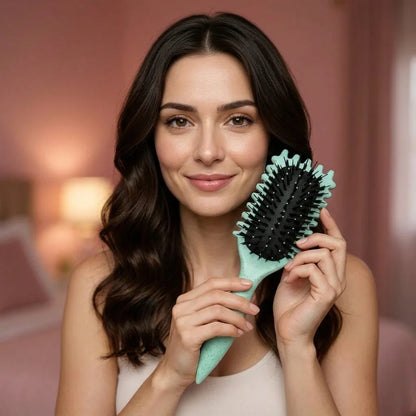Anti-Frizz Lockenstyling-Bürste – Definiert Locken ohne Frizz oder Ziepen