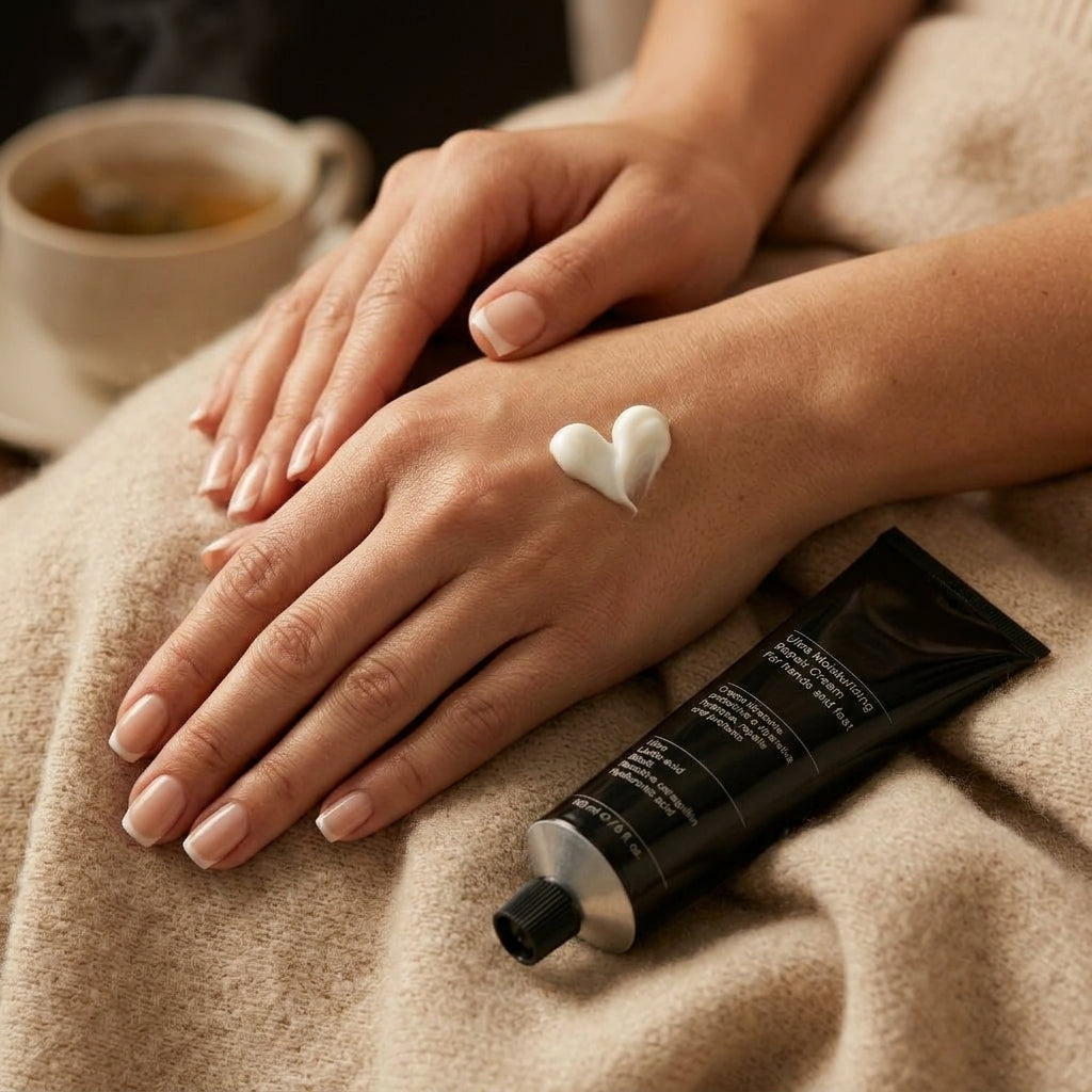 Ultra-feuchtigkeitsspendende Reparaturcreme – Tiefe Hydratation für raue Hände, Füße & Beine