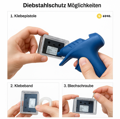 1+1 Gratis | SolarGlow™ 6040 LED Zaunleuchte [Letzter Tag Rabatt]