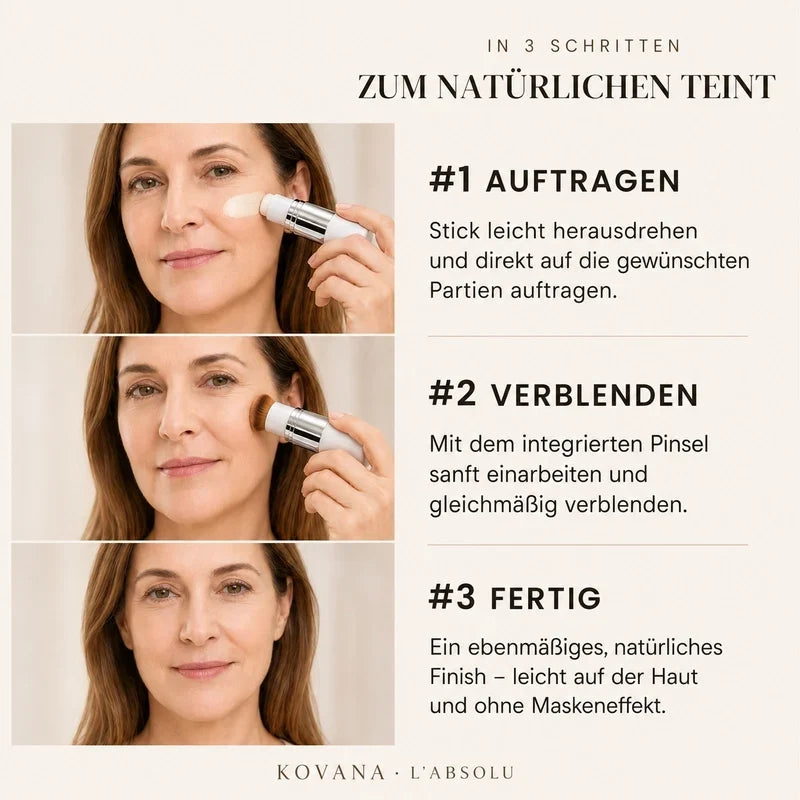 1+1 GRATIS | TeintFusion™ 2-in-1 Foundation – Kaschiert Fältchen für einen makellos strahlenden Teint!