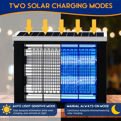 LunaZap™ | Solar Insektenvernichter – 3500V, UV & wetterfest
