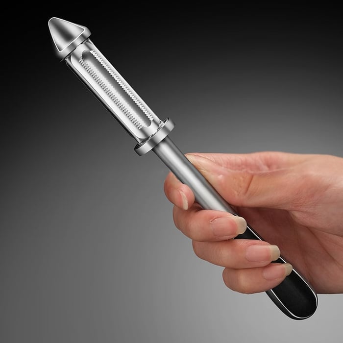 SliceMaster Pro — Gemüseschäler aus Edelstahl mit Doppelklinge