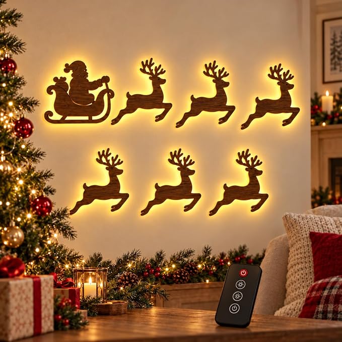 3D-LED-Weihnachtsdeko – Festlicher Lichterzauber für dein Zuhause
