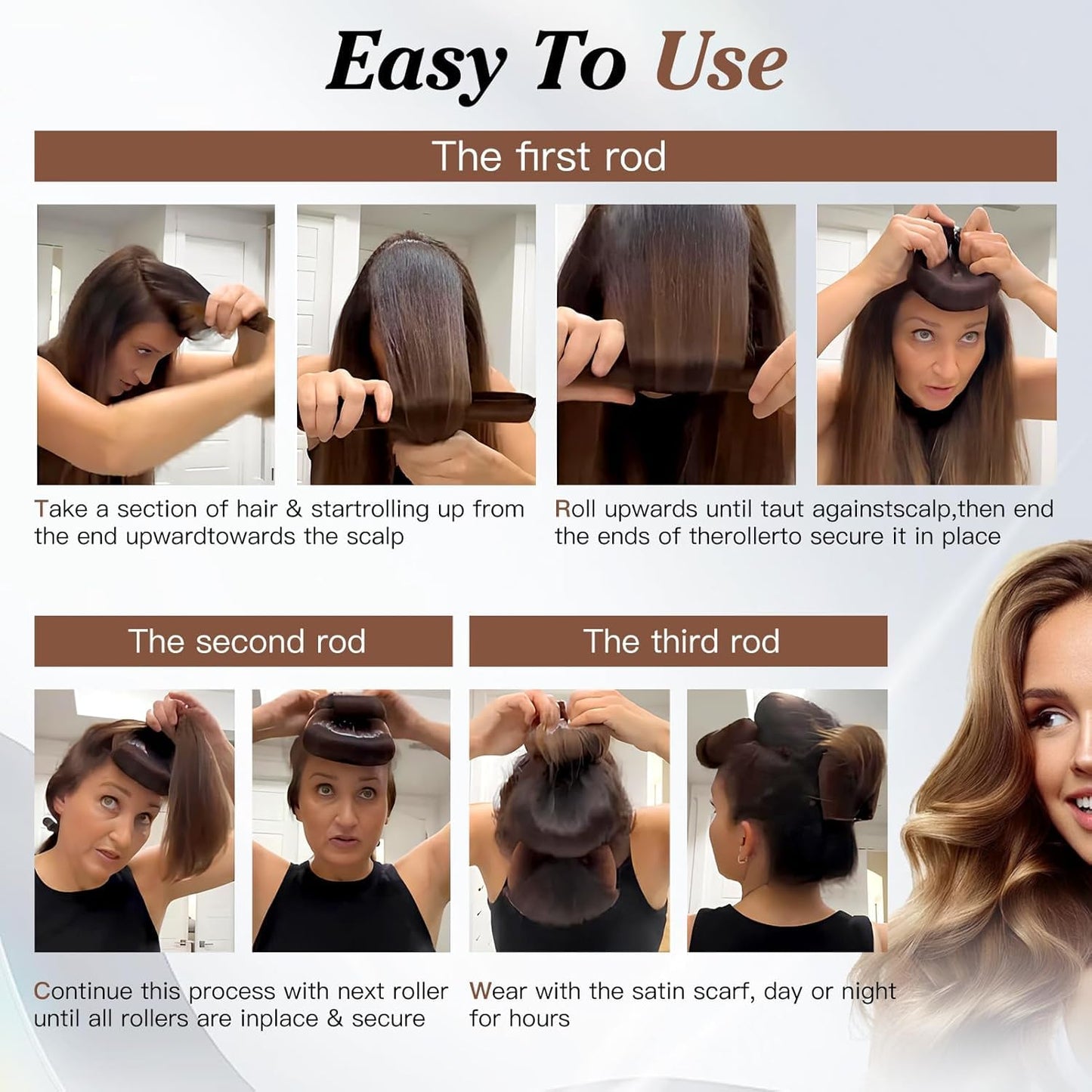 2+1 Gratis | EasyCurl™ – Traumhafte Locken ganz ohne Hitze & Stress