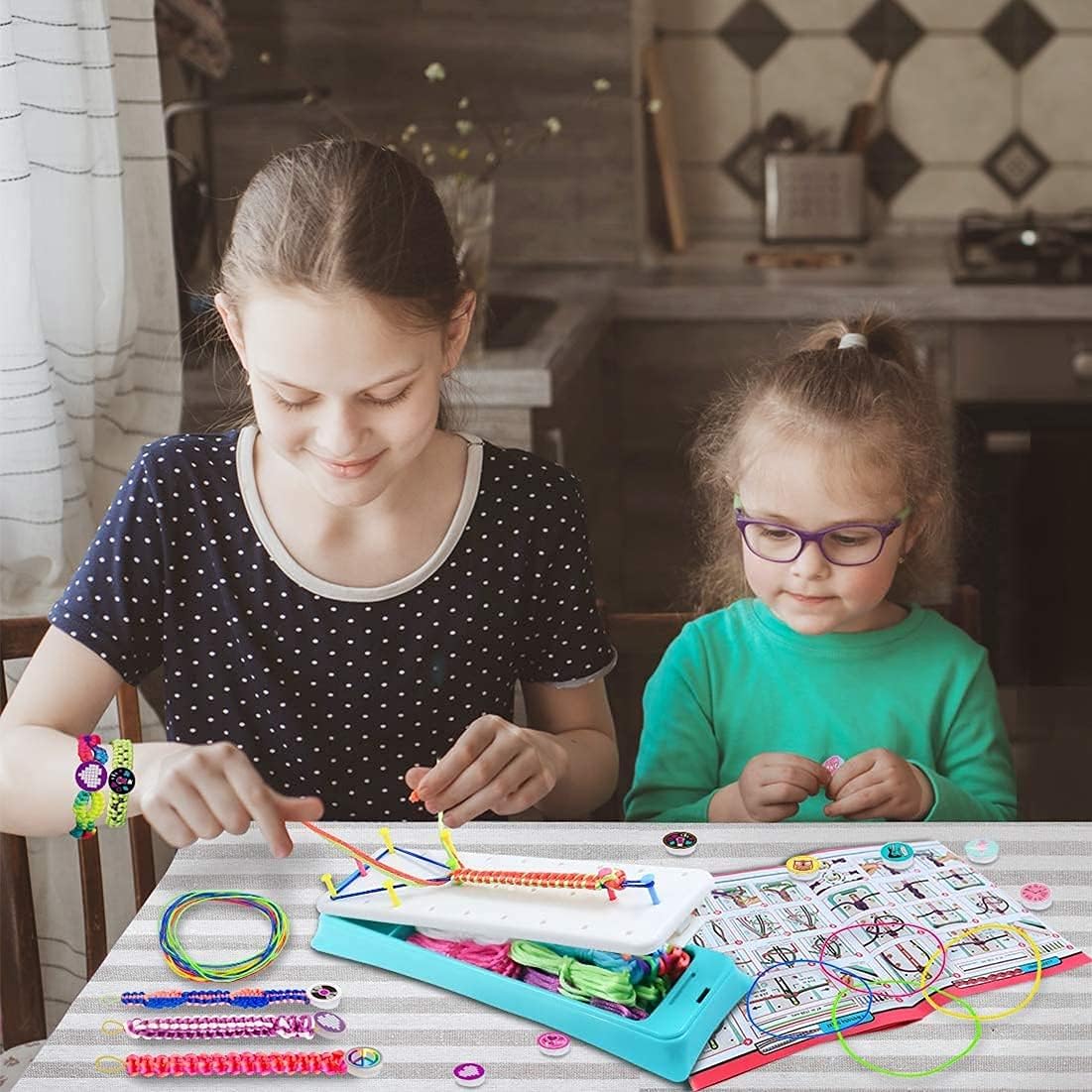1+1 GRATIS | Twislet™ | DIY Flechtset für Armbänder & Schmuck | Kreatives Bastelset für Kinder & Erwachsene