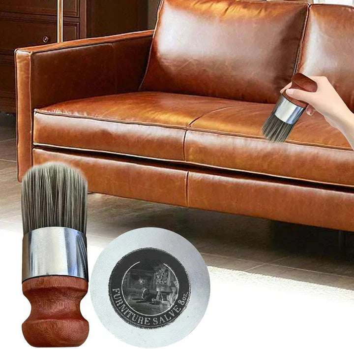 Lederreparatur-Creme 120 ml | Kaschiert Kratzer & Risse, frischt Farbe auf | Für Autositz, Sofa, Jacke & Tasche | Schnell trocknend