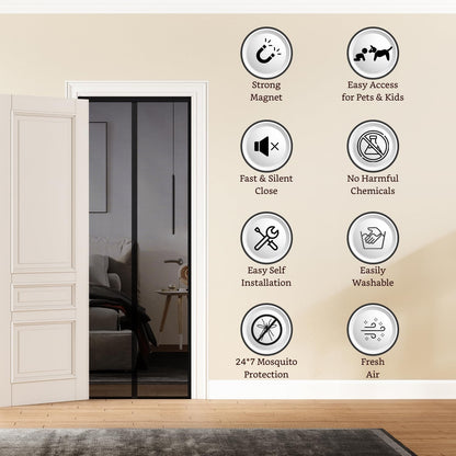 BugLux® Magnet-Türvorhang | 1+1 GRATIS