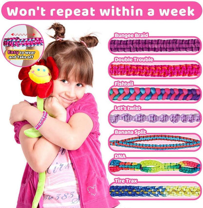 1+1 GRATIS | Twislet™ | DIY Flechtset für Armbänder & Schmuck | Kreatives Bastelset für Kinder & Erwachsene