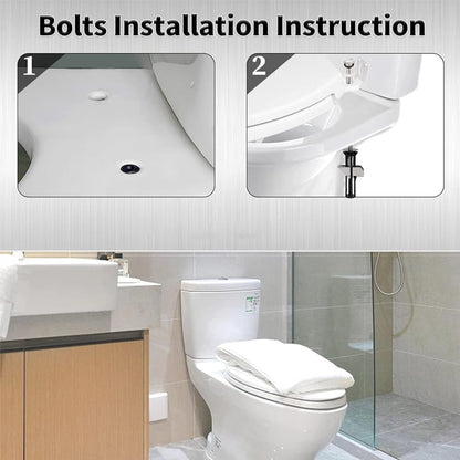 ToiLock – Satz Schwerlast-Befestigungsschrauben für Toilettensitze