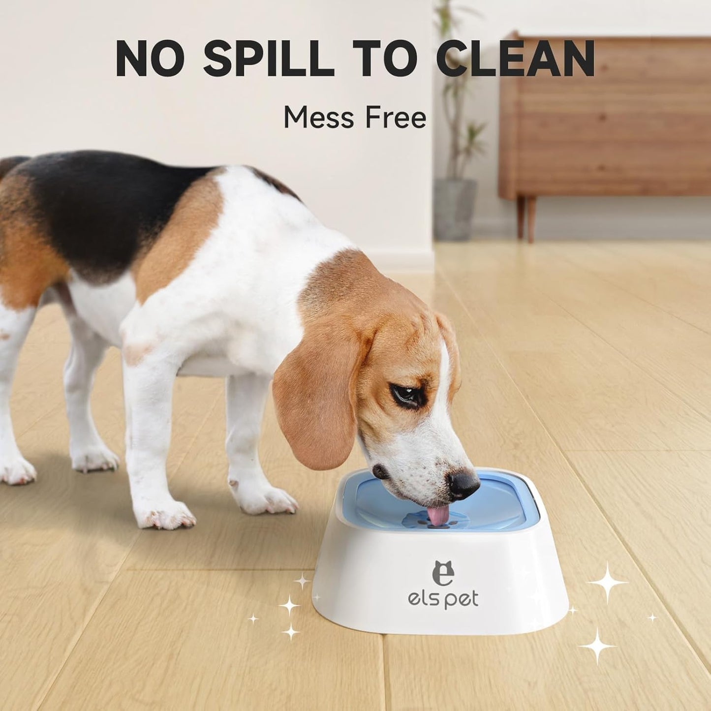 PawClean™ | Anti-Kleckern Wassernapf – Auslaufsicher, schwimmender Rand & leicht zu reinigen