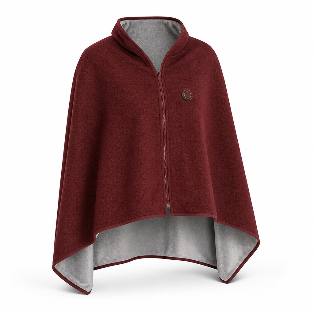 WarmWrap™ | Beheizbare Schulterdecke mit 8 Heizzonen und USB-C-Anschluss