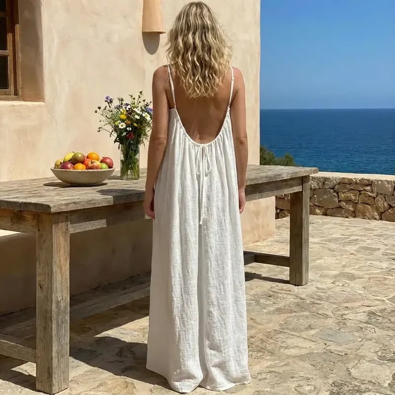 Elegantes rückenfreies Cami-Kleid für romantische Momente