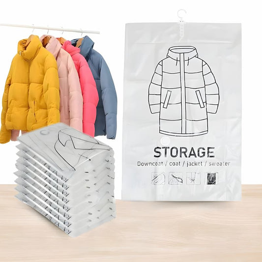 ClosetCrush — Vakuum-Aufbewahrungsbeutel für Kleidung und Ordnung im Kleiderschrank