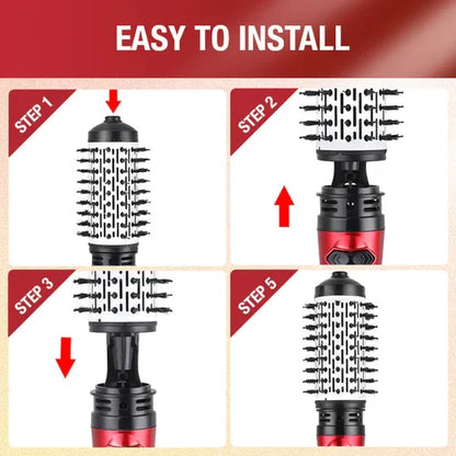 LuxeWave – Profi-Styling-Haartrocknerbürste