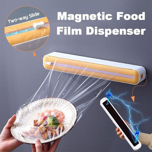 WrapMaster Pro — Magnetischer Frischhaltefolien-Spender mit integriertem Cutter
