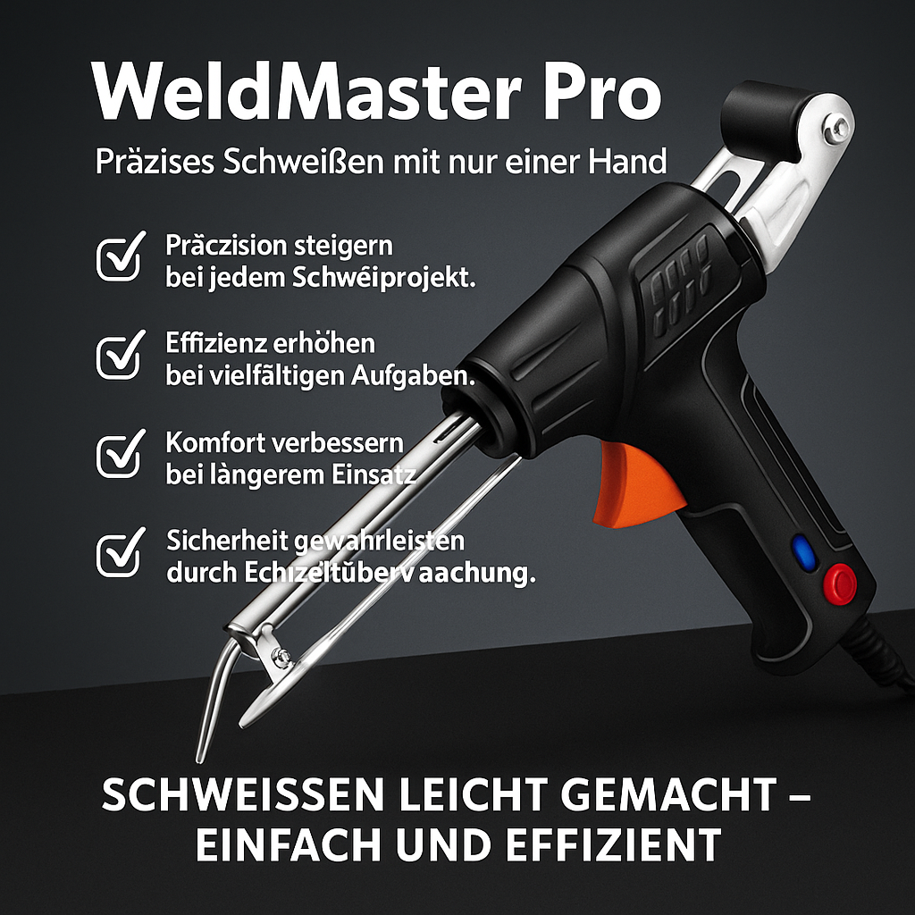 3-in-1 Schweißwerkzeug für Metallreparatur | Schweißen, Schneiden & Entfernen | Ergonomische Einhandbedienung | Sichtfenster Kontrolle