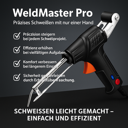 3-in-1 Schweißwerkzeug für Metallreparatur | Schweißen, Schneiden & Entfernen | Ergonomische Einhandbedienung | Sichtfenster Kontrolle