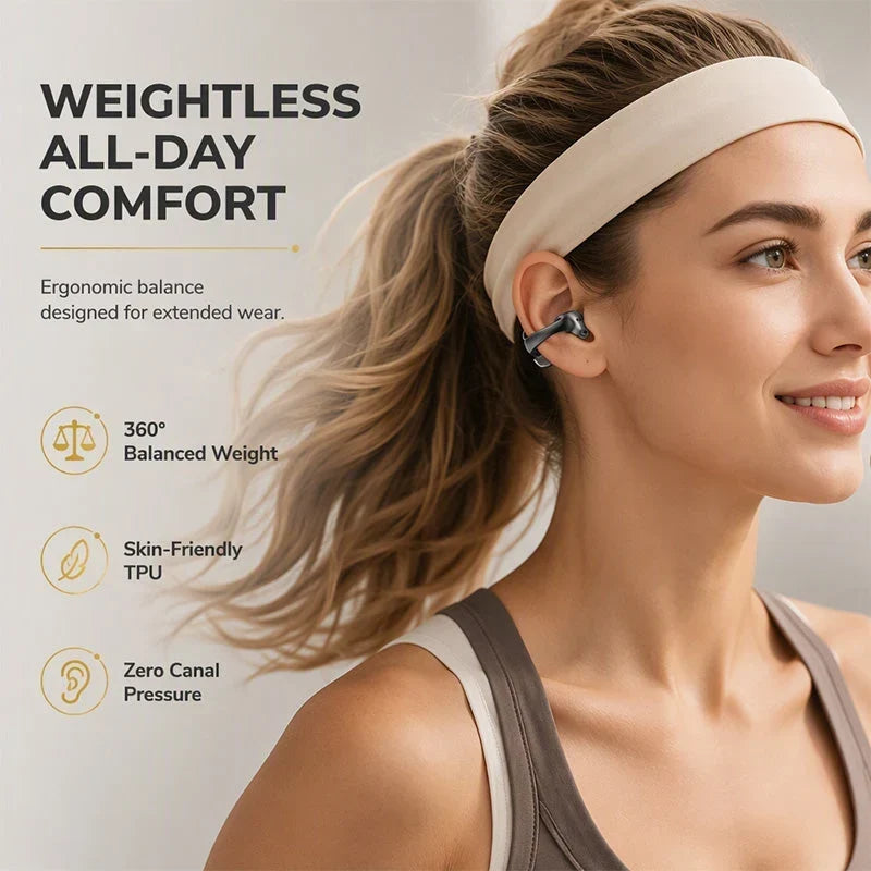 SonicClip™ | Open-Ear Bluetooth 6.0 Clip-Kopfhörer