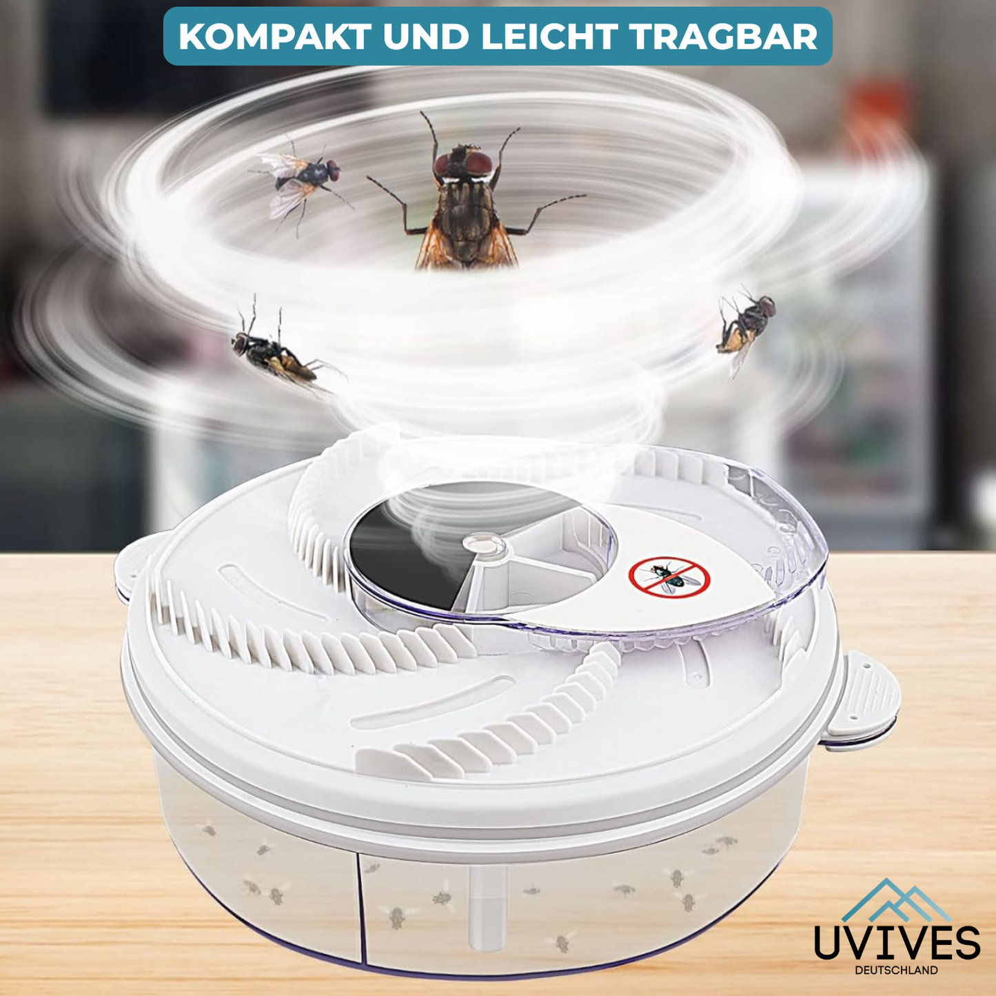 FlyFree – Leise & Chemiefrei gegen Fliegen