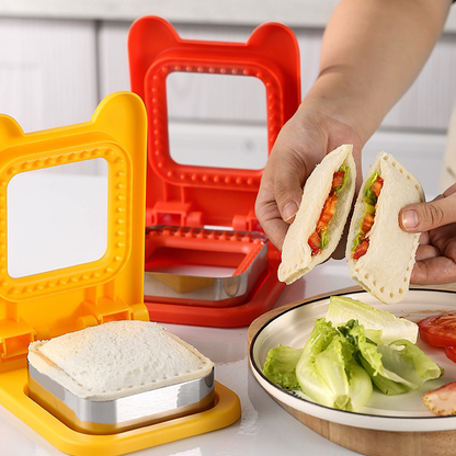 Sandwich Ausstecher & Versiegler | Macht gefüllte Taschen-Sandwiches in Sekunden | BPA-freier Kunststoff | Für Lunchbox & Snacks