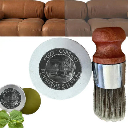 Lederreparatur-Creme 120 ml | Kaschiert Kratzer & Risse, frischt Farbe auf | Für Autositz, Sofa, Jacke & Tasche | Schnell trocknend