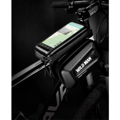 Fahrrad-Rahmentasche mit Handy-Fenster – Wasserdichtes Hardcase | Letzter Tag Rabatt!