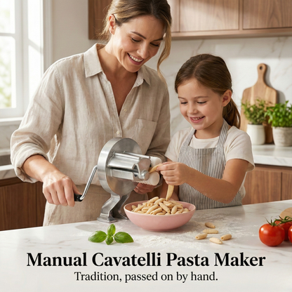 Manuelle Cavatelli-Nudelmaschine mit Tischklemme