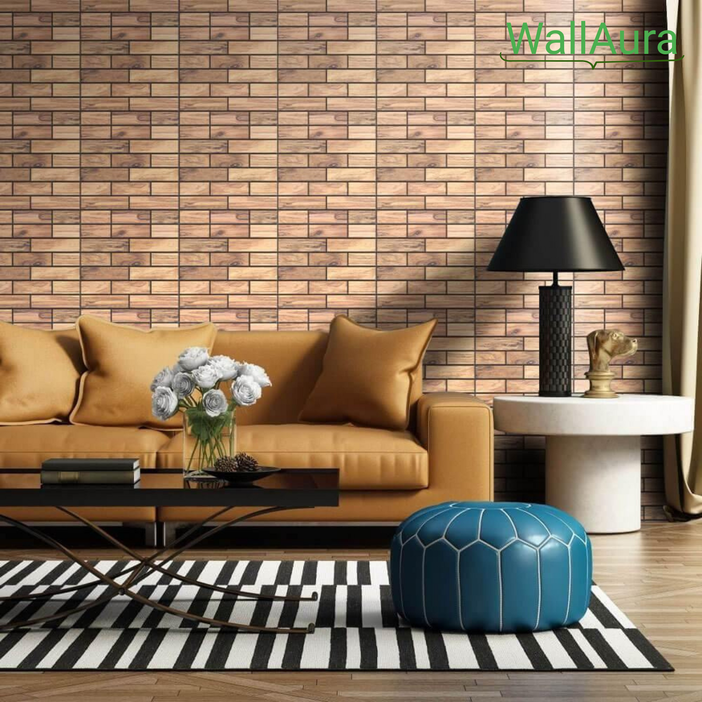 2+2 Gratis | WallAura™ 4er Set 3D Hochwertige Wandfliesen Selbstklebend 30x30 cm