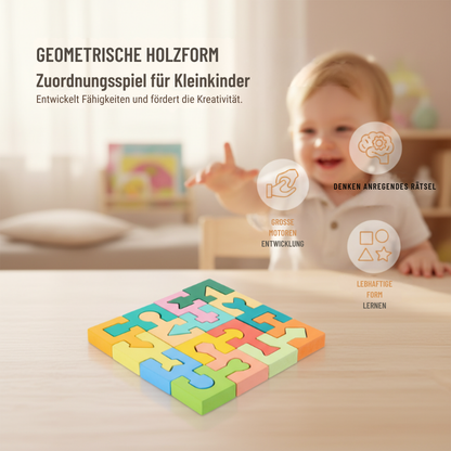 BrainBoost – Holz-Formpuzzle | 50% RABATT