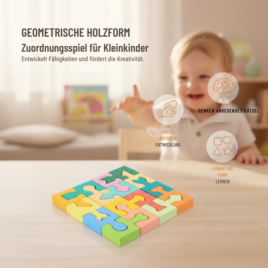BrainBoost – Holz-Formpuzzle | 50% RABATT