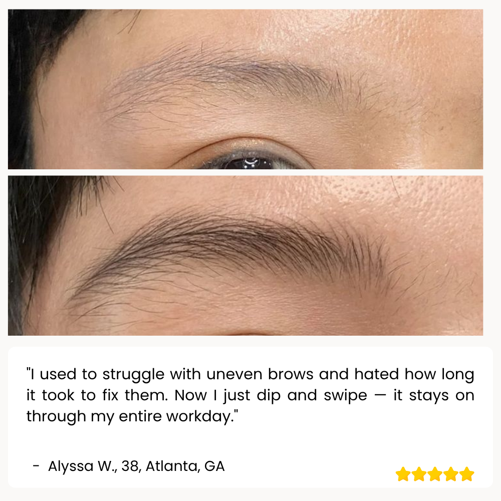 BrowMaster – Augenbrauenpomade mit abgeschrägtem Pinsel