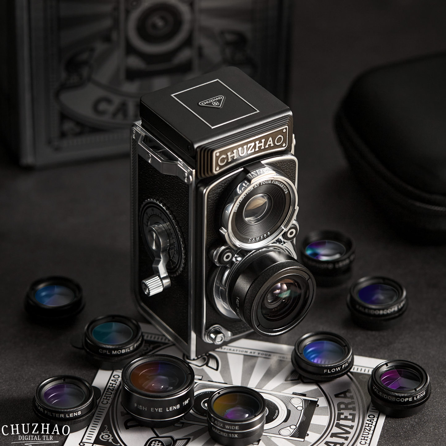 LuminaVue – TLR 2.0 Digitalkamera im Vintage-Stil mit zwei Objektiven