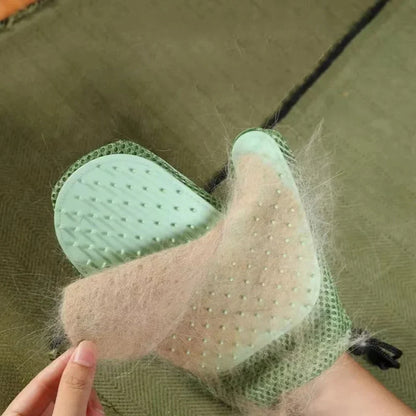 FurCare™ | Doppelseitiger Fellpflege-Handschuh mit Massagefunktion